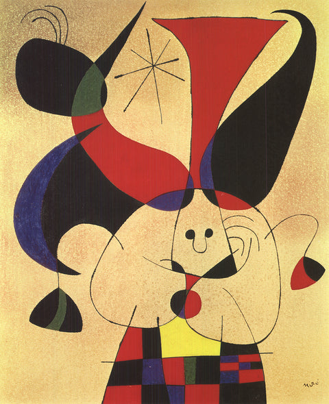 JOAN MIRO The Bird Plunges Toward the Lake Where the Stars are Mirrored, 2010