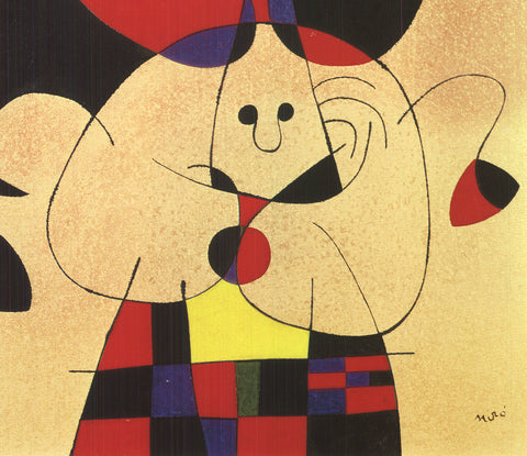 JOAN MIRO The Bird Plunges Toward the Lake Where the Stars are Mirrored, 2010