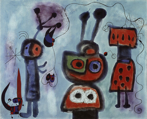 JOAN MIRO The Bird with a Calm Look, Its Wings in Flames, 2010