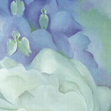 GEORGIA O'KEEFFE White Rose with Larkspur No.2, 2002