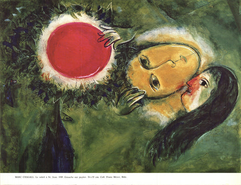 MARC CHAGALL Le Soleil a St. Jean, 1970
