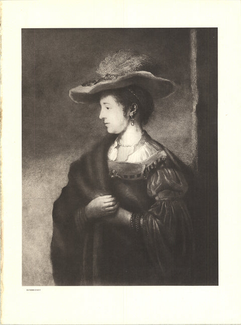 VAN RIJN REMBRANDT Saskia Van Uylenburgh, 1953