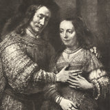 VAN RIJN REMBRANDT La Fiancee Juive (Detail), 1953