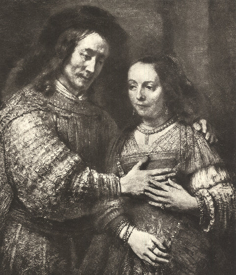 VAN RIJN REMBRANDT La Fiancee Juive (Detail), 1953