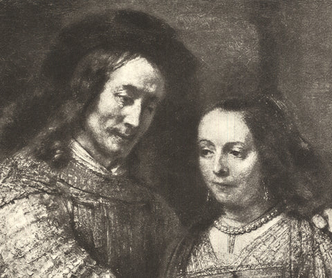 VAN RIJN REMBRANDT La Fiancee Juive (Detail), 1953