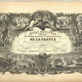 VICTOR LEVASSEUR National Illustrated Atlas of the 86 Departments and Possessions of France, 1846