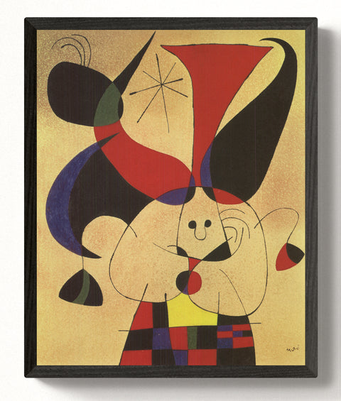 JOAN MIRO The Bird Plunges Toward the Lake Where the Stars are Mirrored, 2010