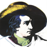ANDY WARHOL Goethe Black and Yellow , 1990