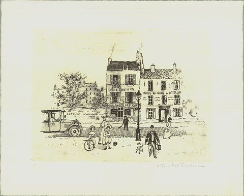 MICHEL DELACROIX Paris II, 1990 - Signed