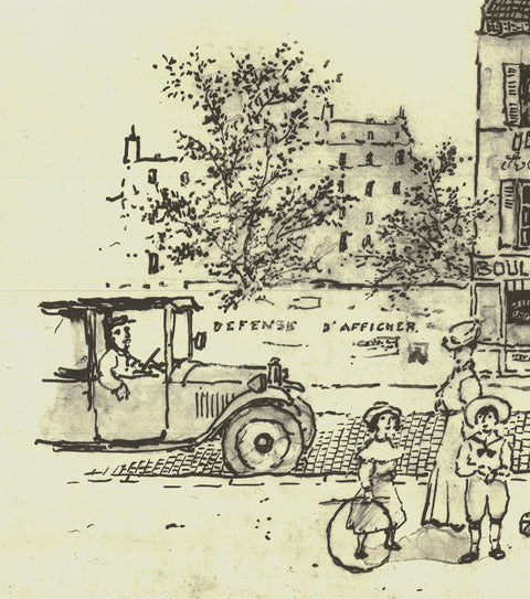 MICHEL DELACROIX Paris II, 1990 - Signed