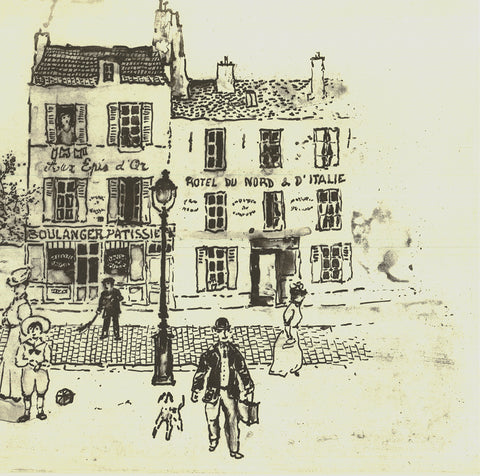 MICHEL DELACROIX Paris II, 1990 - Signed