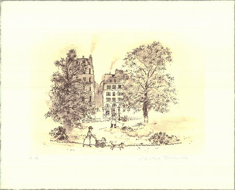 MICHEL DELACROIX Paris V, 1985 - Signed