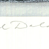 MICHEL DELACROIX Chasse a Cour, 1998 - Signed