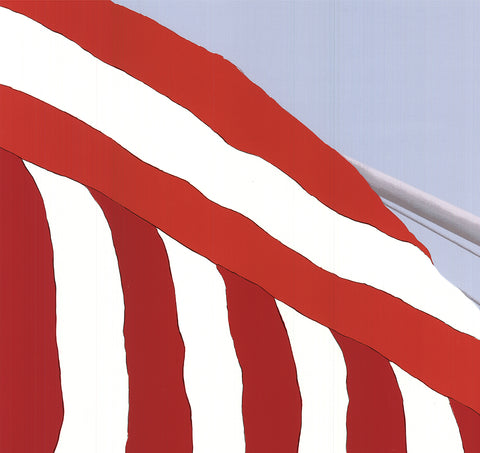 GRETCHEN DOW SIMPSON Flags, 1991 - Signed