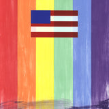 ROSS BLECKNER Gay Flag, 1993 - Signed