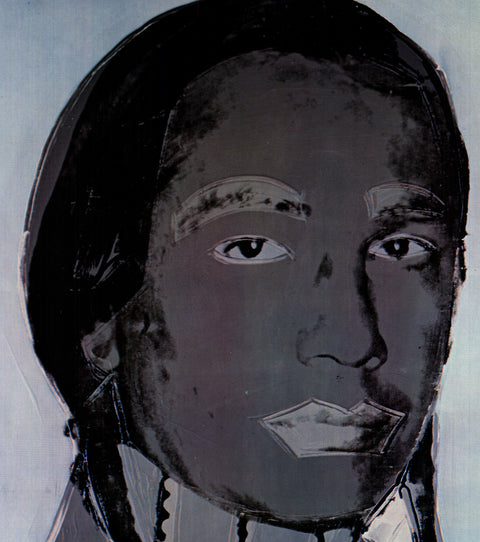 ANDY WARHOL American Indian (Red), 1977 - Signed