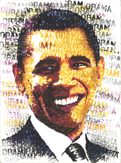 CHRIS BRITZ Obama, 2008 - Signed