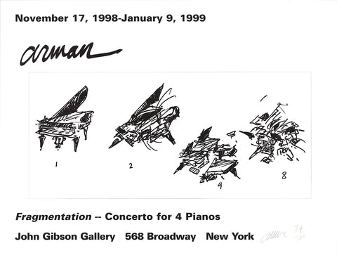 PIERRE FERNANDEZ ARMAN Fragmentation, 1999 - Signed
