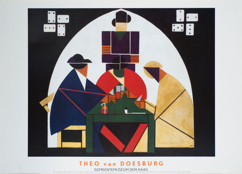 THEO VAN DOESBURG De Kaartspelers, 1985