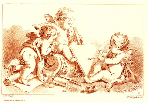 J.B. HUET Three Cherubs