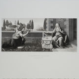 LEONARDO DA VINCI L'Annonciation