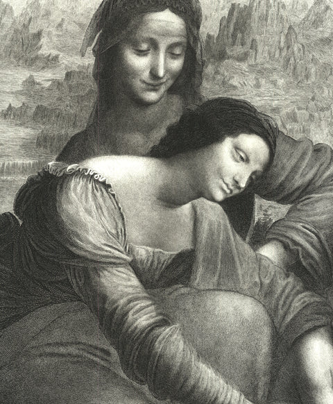LEONARDO DA VINCI La Vierge, l'Enfant Jesus et St. Anne, 1985