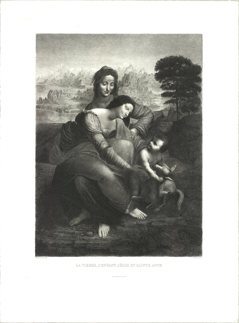 LEONARDO DA VINCI La Vierge, l'Enfant Jesus et St. Anne, 1985