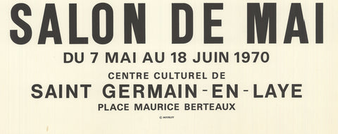 PABLO PICASSO Salon de Mai, 1970