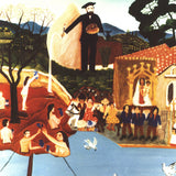 ARTIST UNKNOWN Naifs D'Allemagne et de Provence 23.5 x 15.75 Poster 1979 Folk Art Multicolor, Black