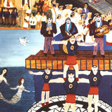 ARTIST UNKNOWN Naifs D'Allemagne et de Provence 23.5 x 15.75 Poster 1979 Folk Art Multicolor, Black