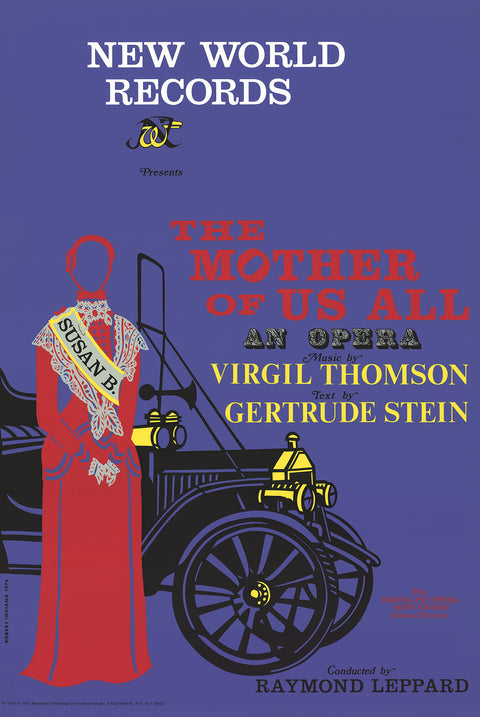 ROBERT INDIANA The Mother of Us All Opera, 1977