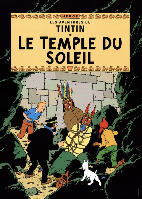 HERGE Les Aventures de Tintin: Le Temple du Soleil