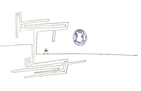 SAUL STEINBERG Going from All Except You, 2011