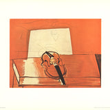 RAOUL DUFY Le Violin Rouge, 1970