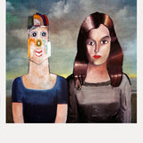 SAUL STEINBERG Couple Portrait, 1971 - Signed