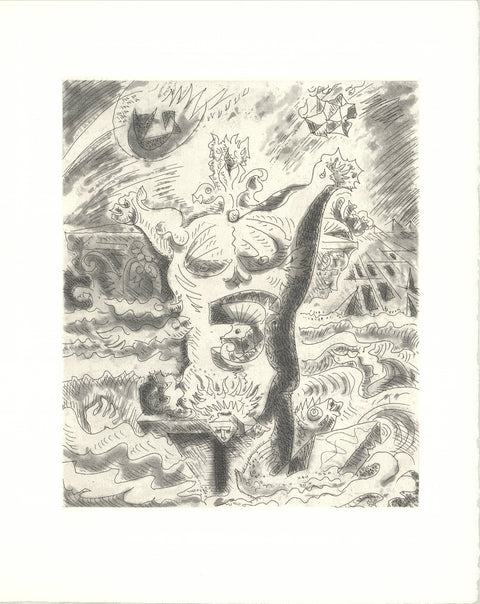 ANDRE MASSON Le Septieme Chant II, 1974