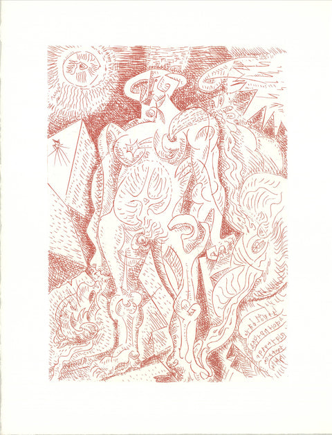 ANDRE MASSON Le Septieme Chant, 1974