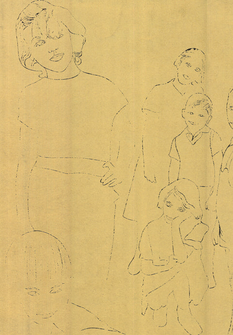 ANDY WARHOL Page from a Gold Book, 1990