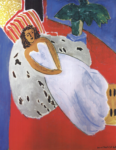 HENRI MATISSE Reclining Nude in a White Dress, 1997
