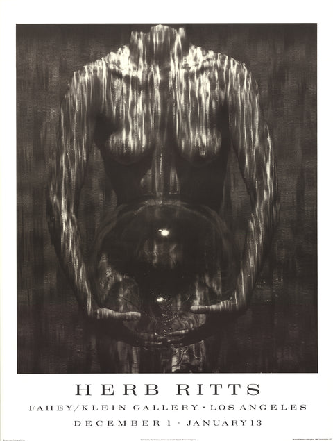 HERB RITTS Waterfall, Woman with Sphere (1984), 1995