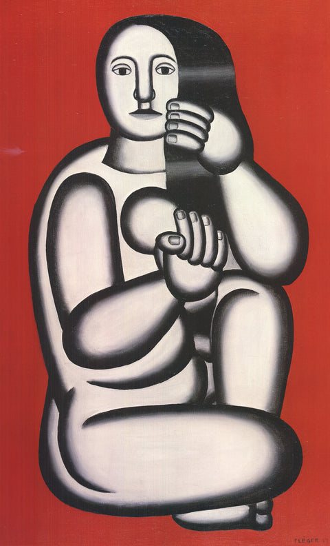 FERNAND LEGER Nude on a Red Background, 1982