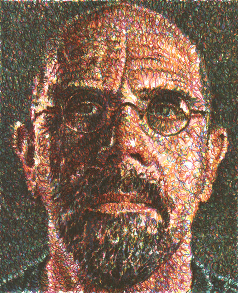 CHUCK CLOSE Self Portrait, 2007 - Signed