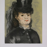 PIERRE-AUGUSTE RENOIR Portrait of a Woman with black veil, 1982
